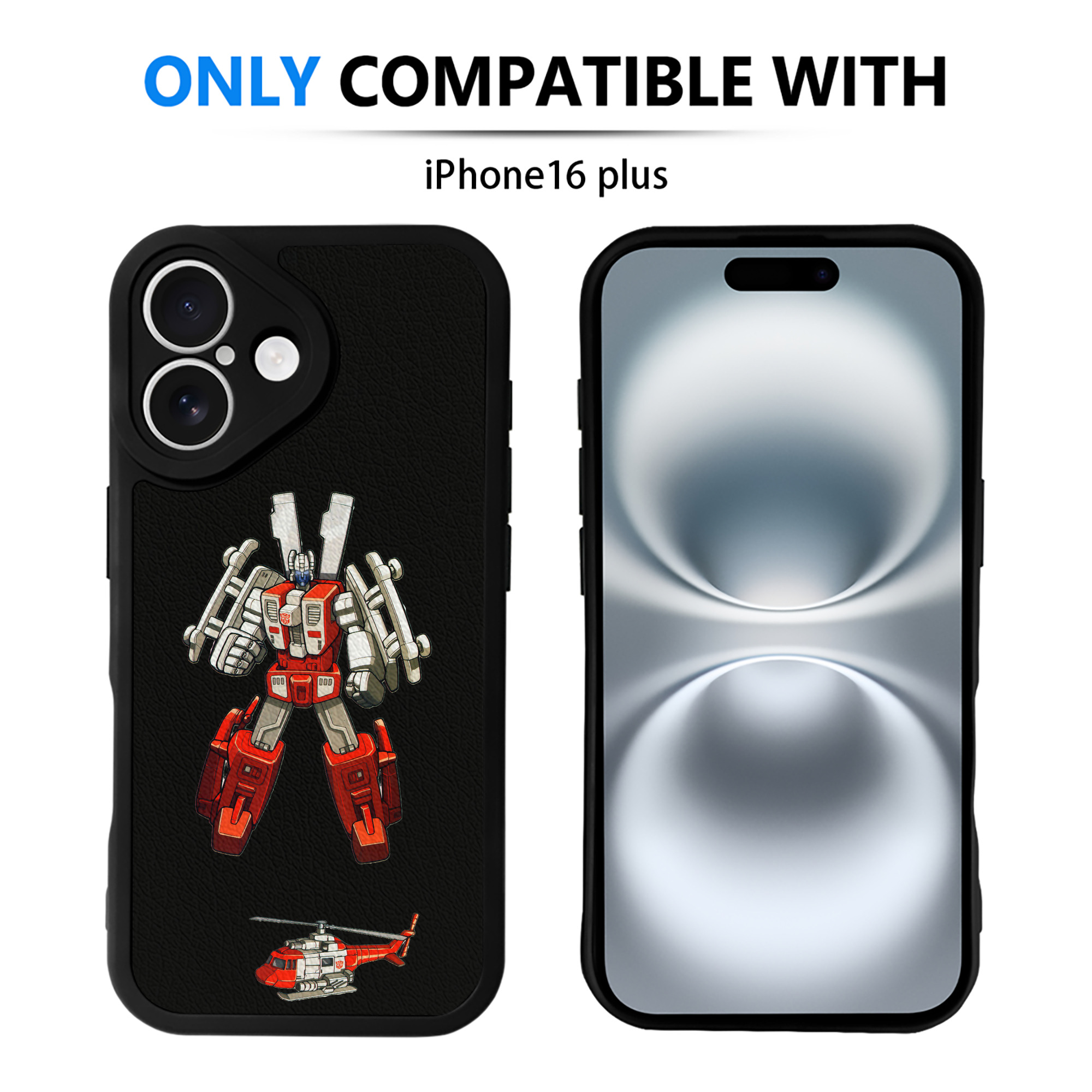 （画像用）  【iPhone 16シリーズ対応】シリコンスマホケース（レザー調） 材質：シリコン